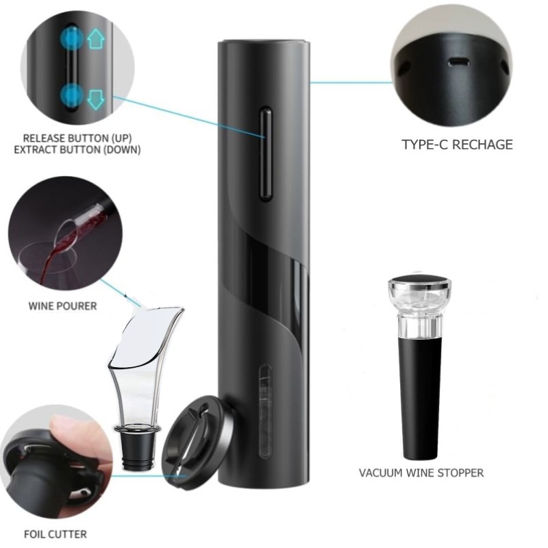Rechargeable Multifunction Ele - Bottle Stopper Set บทวิจารณ์และราคา