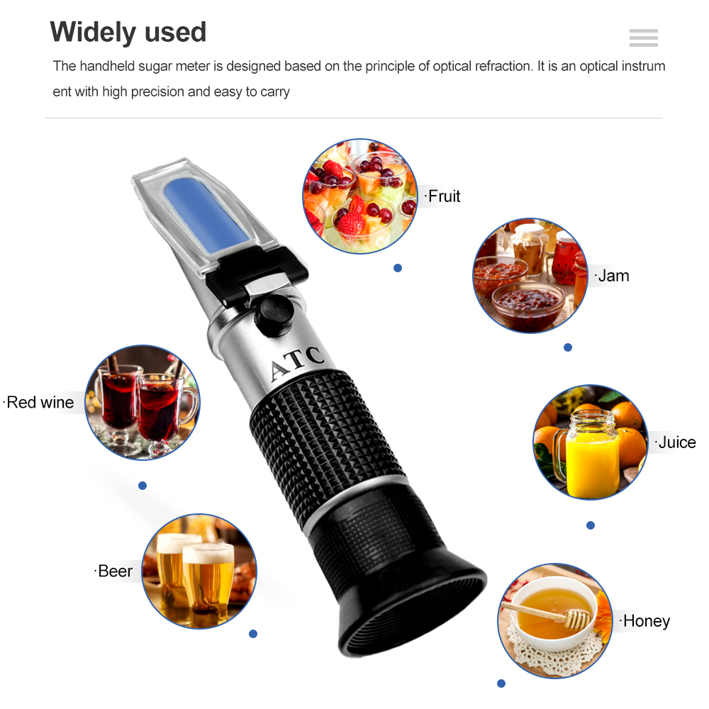2 in 1 Handheld Alcohol Brix R - Wine To Beer Alcohol บทวิจารณ์และราคา