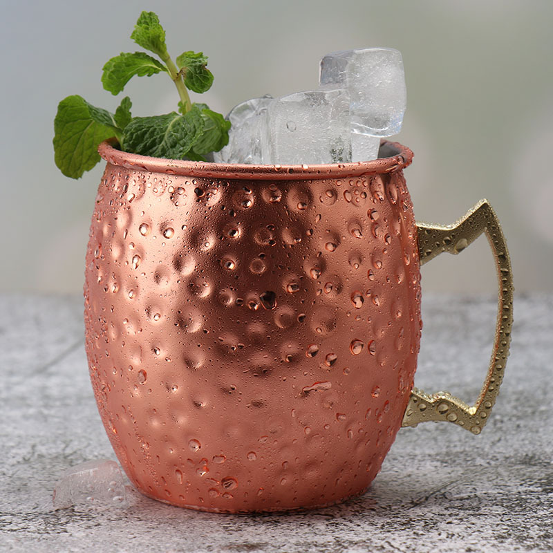 Steel Moscow Mule Mug Plated B - Wine With Beer Cocktail บทวิจารณ์และราคา