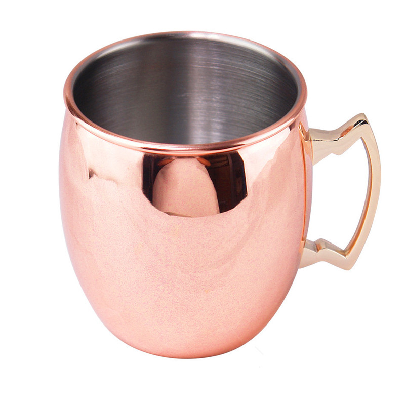 Steel Moscow Mule Mug Plated B - Wine With Beer Cocktail บทวิจารณ์และราคา