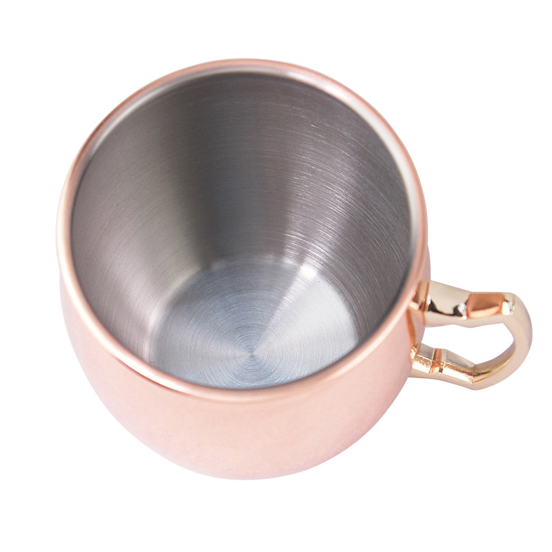 Steel Moscow Mule Mug Plated B - Wine With Beer Cocktail บทวิจารณ์และราคา