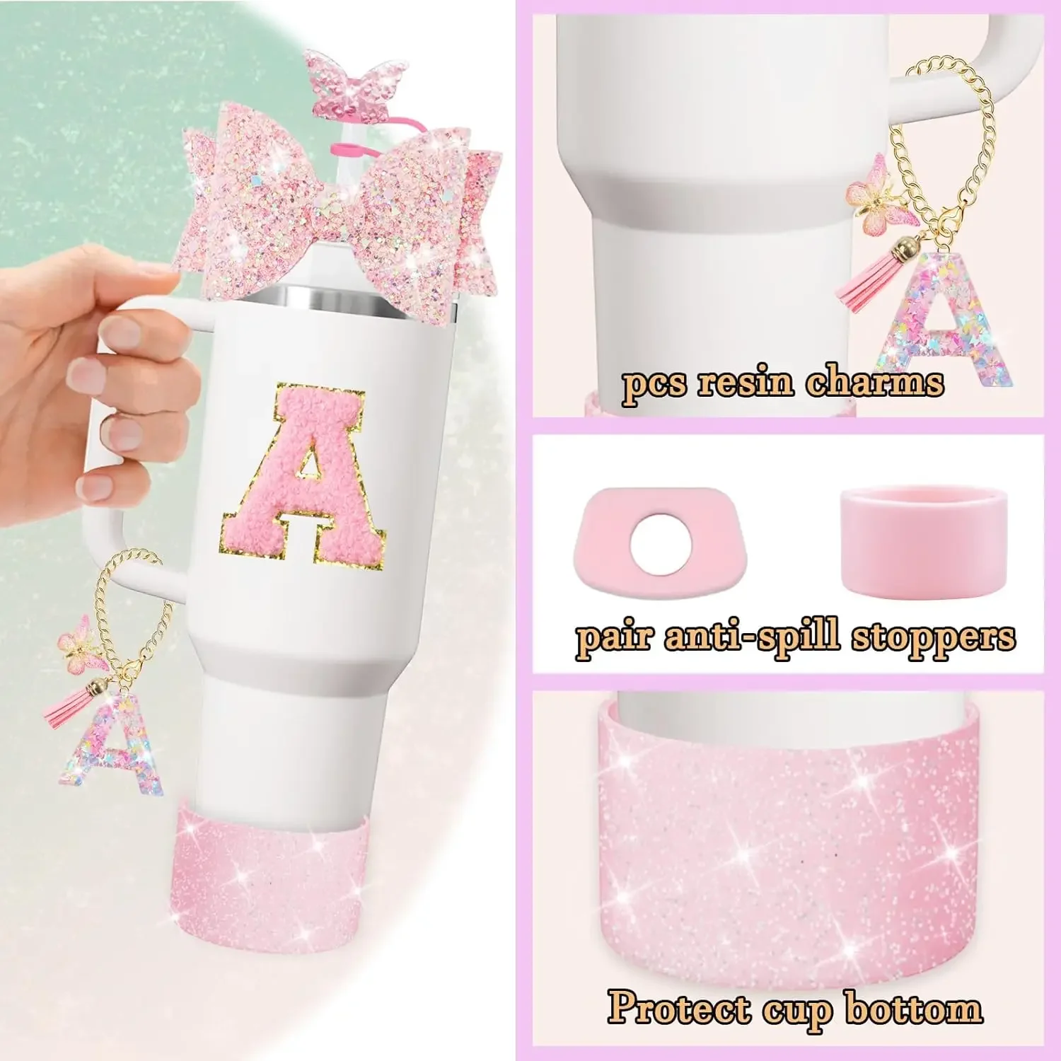 8PCS Cup Accessories Set for S - Bottle Stopper Set บทวิจารณ์และราคา