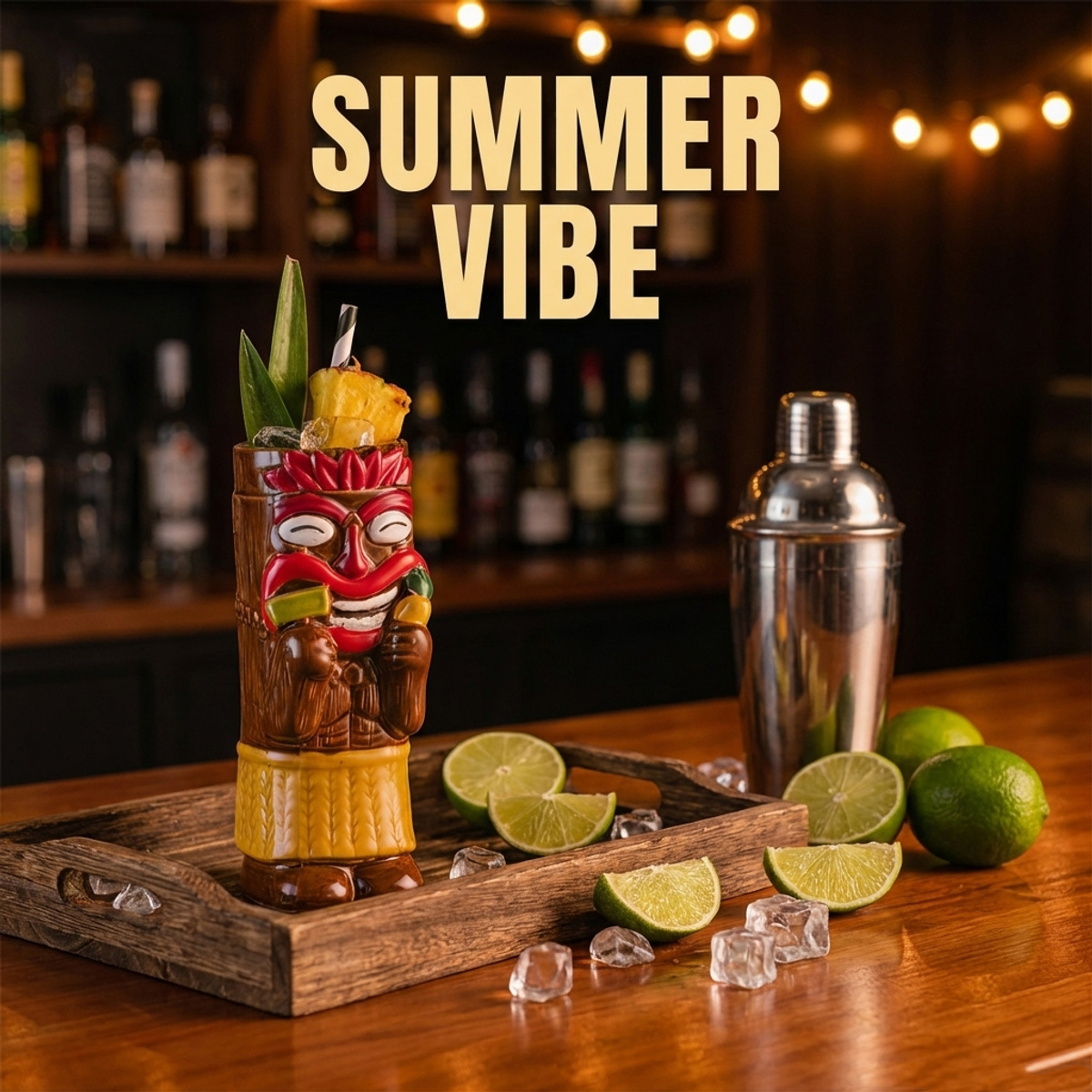 Tiki Mug Hawaiian Cocktail Cup - Wine With Beer Cocktail บทวิจารณ์และราคา