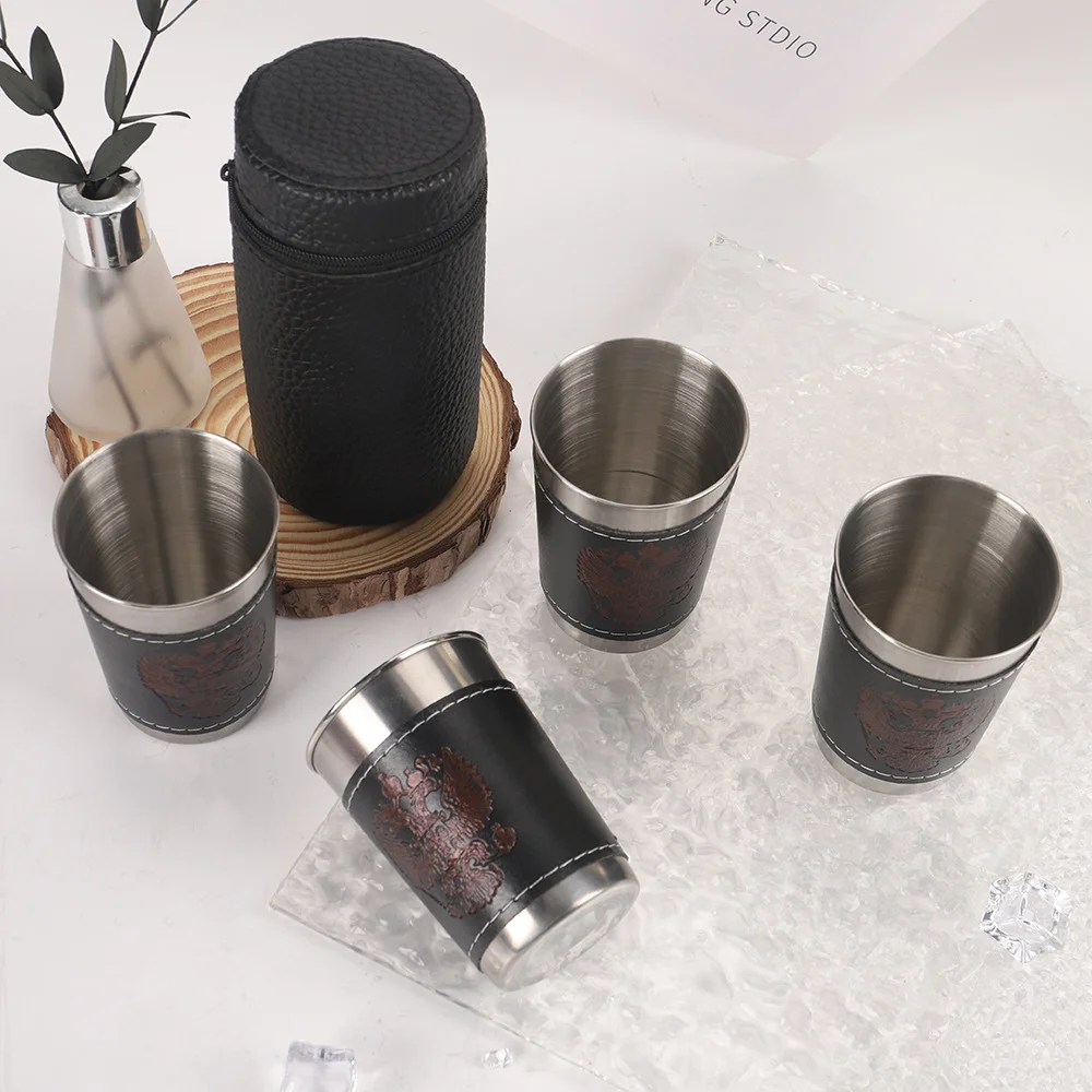 4pcs/set Outdoor Travel Cups S - Beer Flight Set บทวิจารณ์และราคา