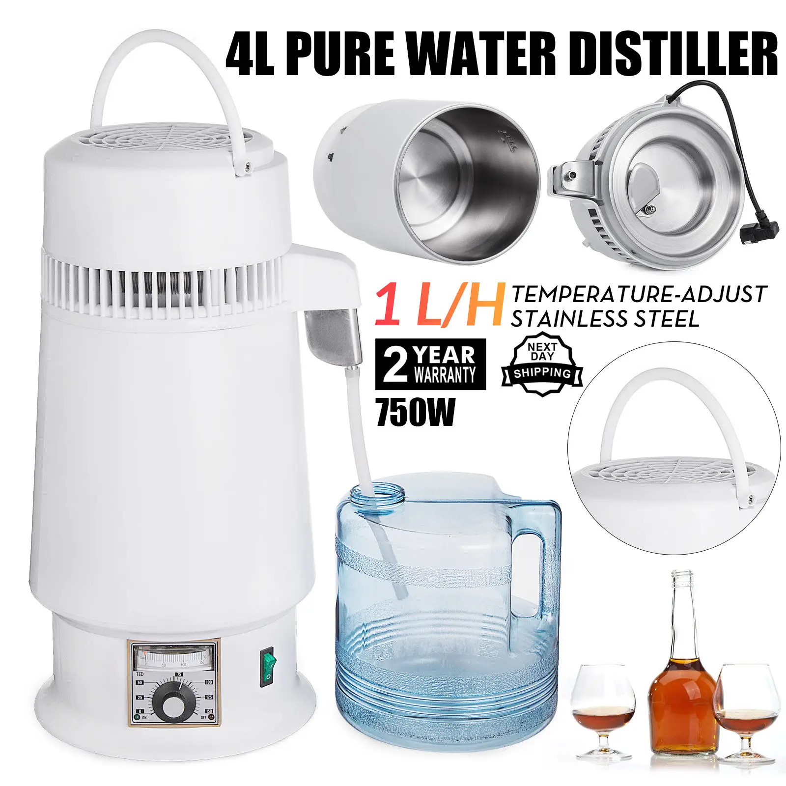 Electric Water Alcohol Distill - Wine To Beer Alcohol บทวิจารณ์และราคา