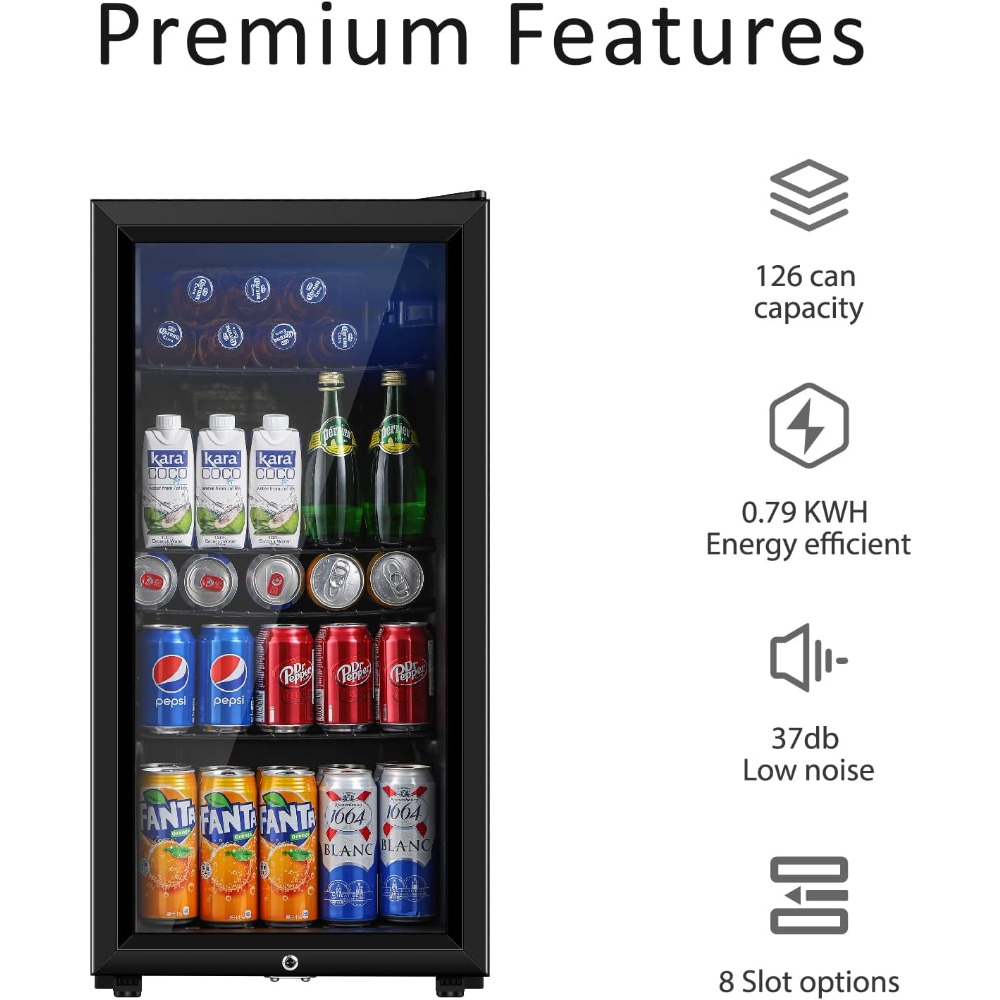 Beverage Refrigerator, Three P - Wine Beer Cooler บทวิจารณ์และราคา