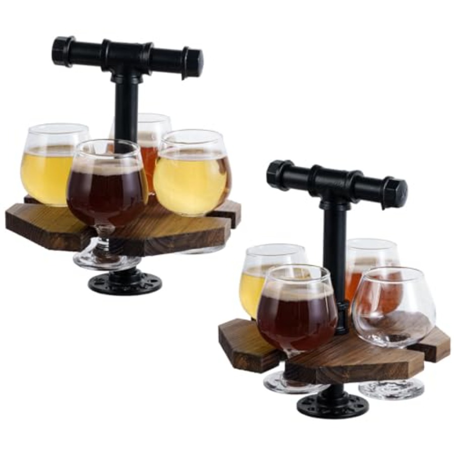 Beer Flight Set with Handle Se - Beer Flight Set บทวิจารณ์และราคา