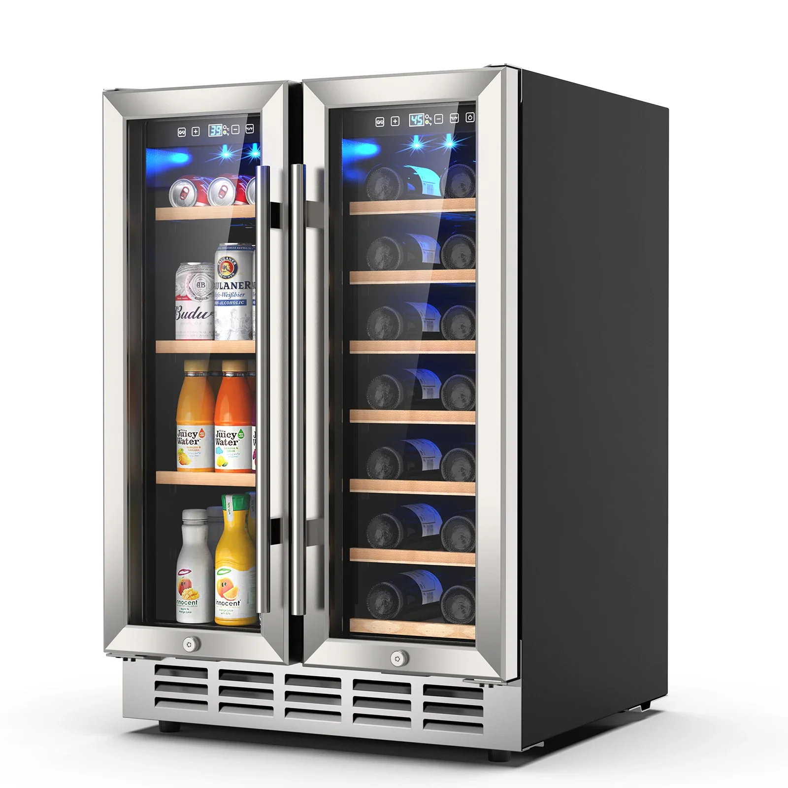 SAT Wine and Beverage Refriger - Wine Beer Fridge Dual Zone บทวิจารณ์และราคา