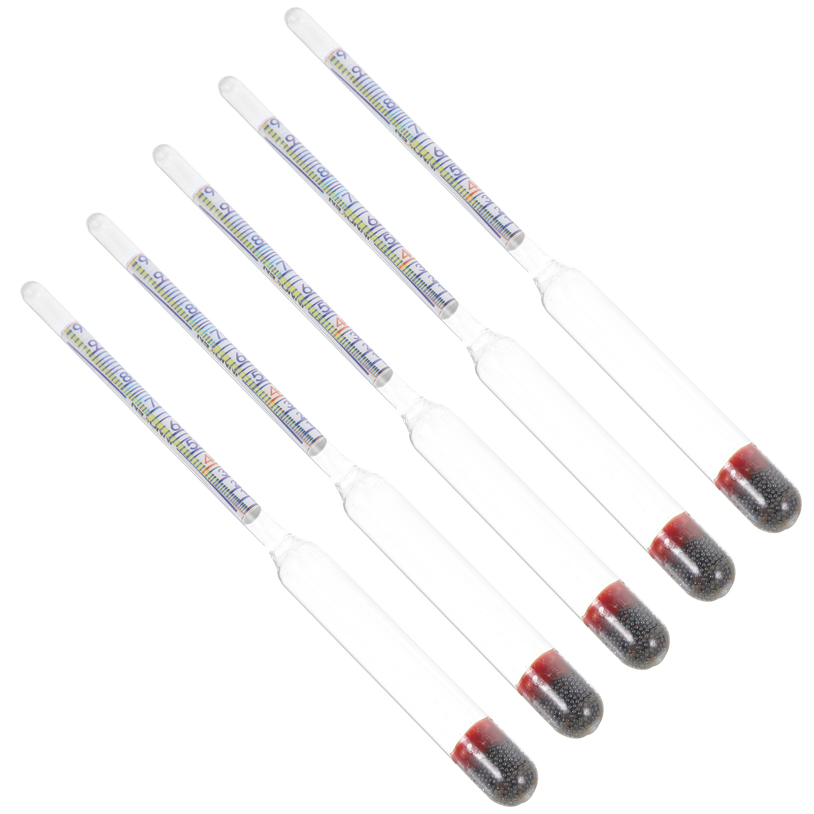 5Pcs Alcohol Meter Glass Hydro - Wine To Beer Alcohol บทวิจารณ์และราคา