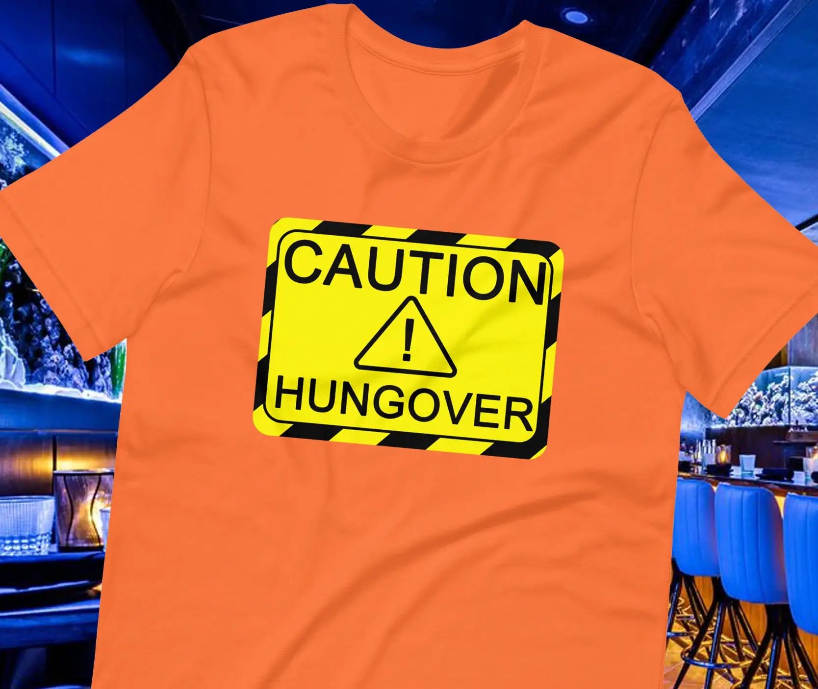 Caution Hungover T Shirt Hango - Wine Beer Tequila บทวิจารณ์และราคา
