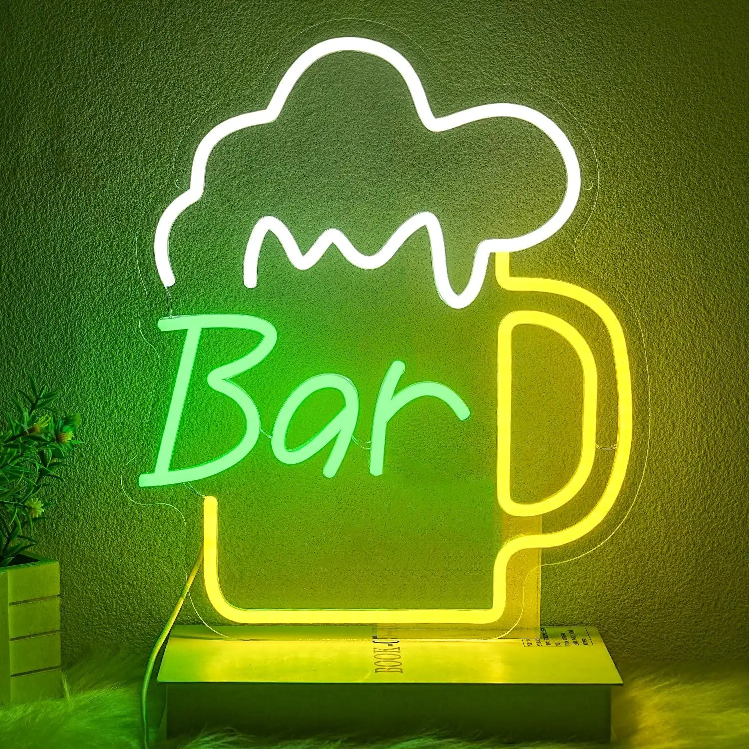 Beer Bar Neon Sign USB Dimmabl - Beer & Wine Jockey Plaza Shopping บทวิจารณ์และราคา