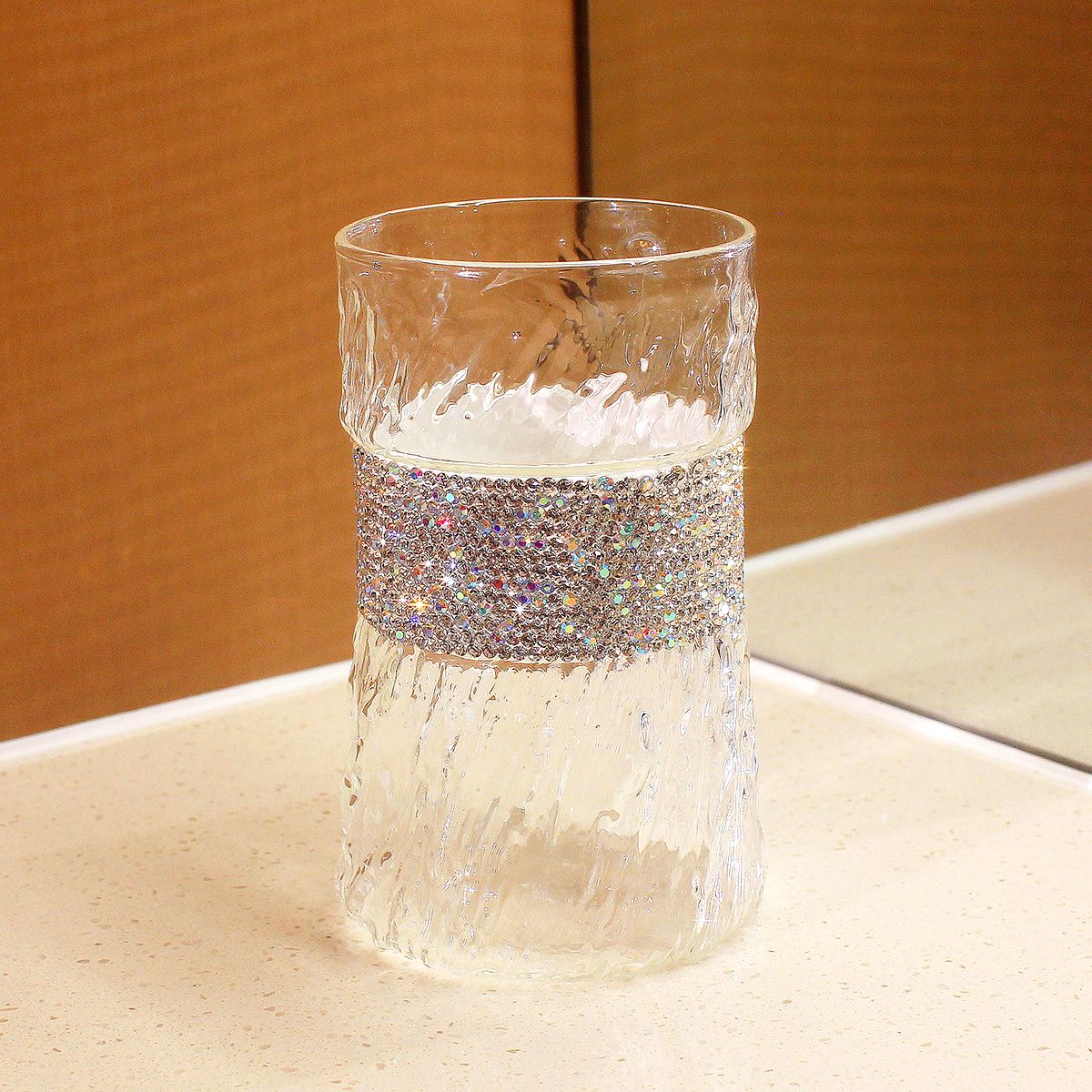 410ml Bling Diamond  Glass Cup - Wine With Beer Cocktail บทวิจารณ์และราคา