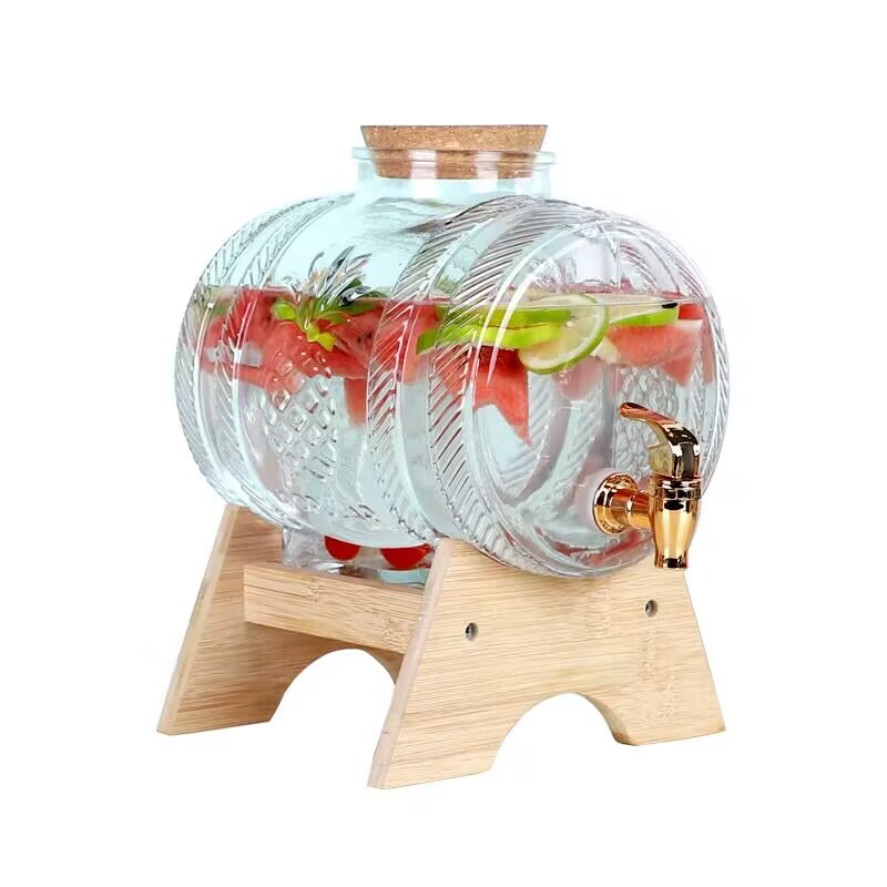 1L Glass Whiskey Barrel Wine B - Wine To Beer Alcohol บทวิจารณ์และราคา