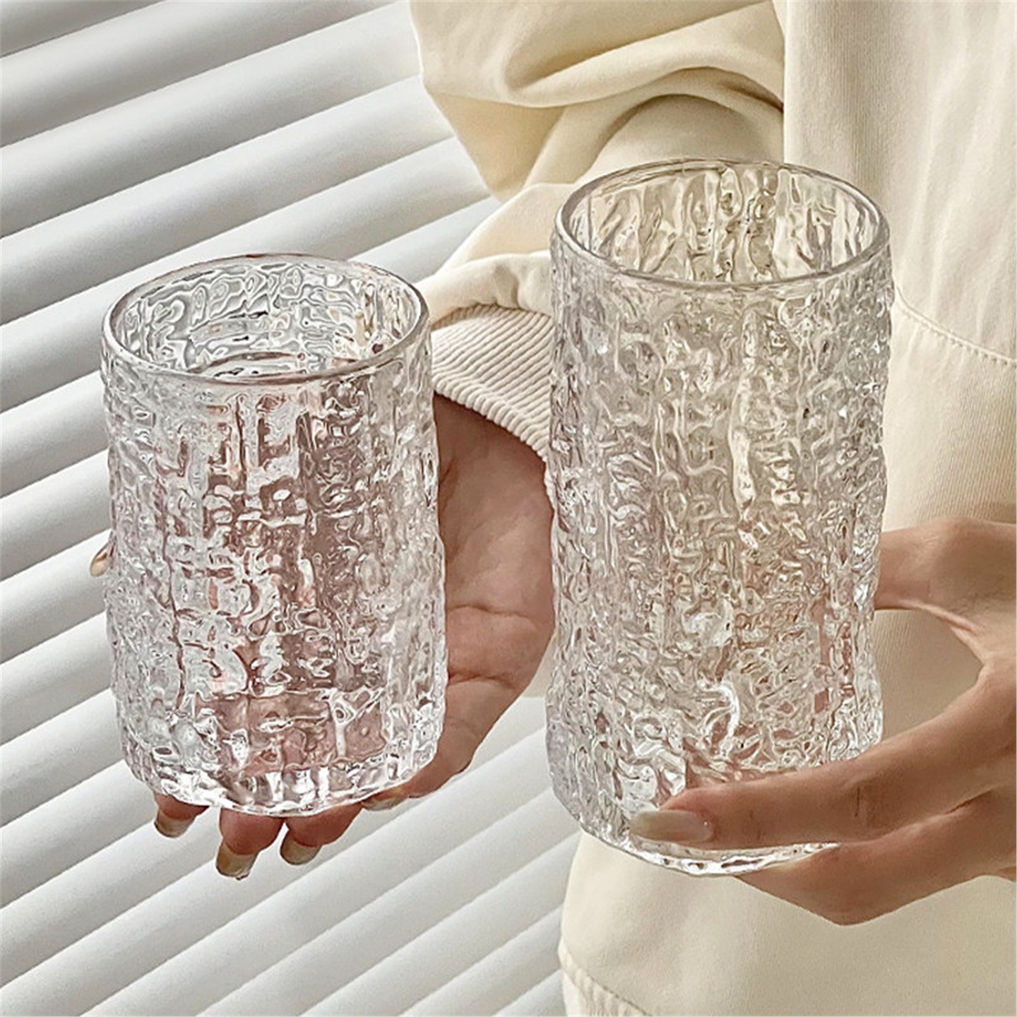Women's Glass Beer Cup Rustic  - Wine Beer Glass บทวิจารณ์และราคา