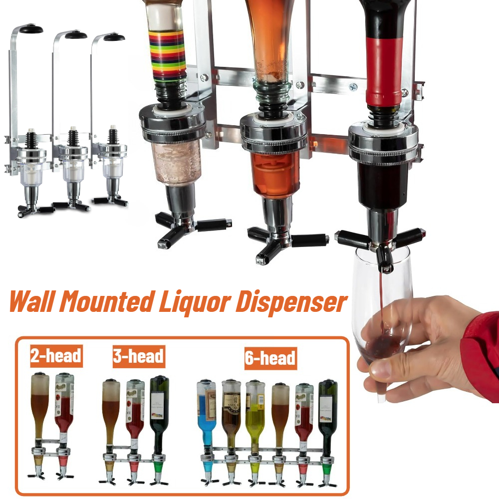 2/3/6 Bottle Wall Mounted Liqu - Wine Beer Type บทวิจารณ์และราคา