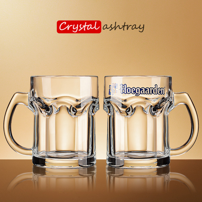 Household beer mug with handle - Wine Beer Glass บทวิจารณ์และราคา