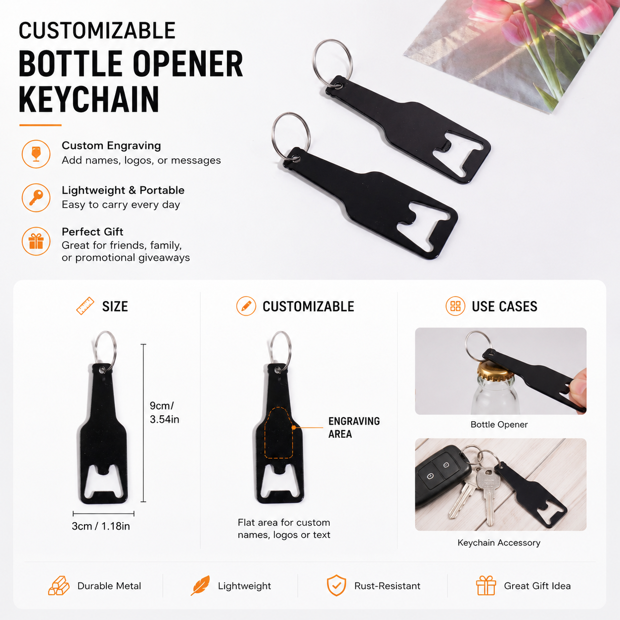 Custom Text Keychain Beer Bott - Beer & Wine Jockey Plaza Shopping บทวิจารณ์และราคา