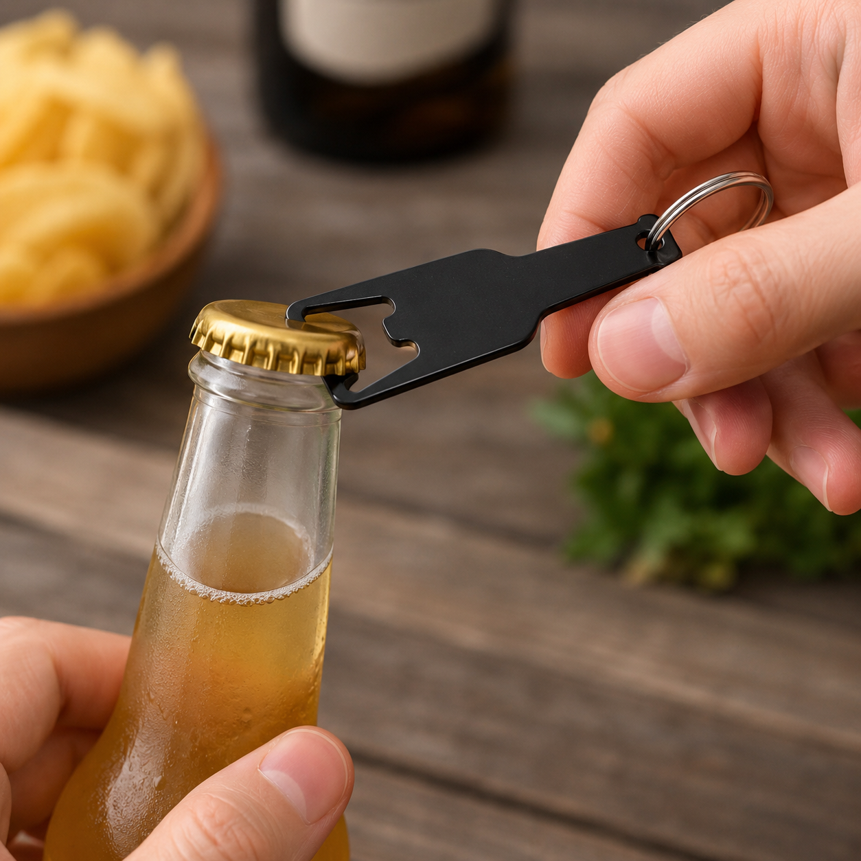 Custom Text Keychain Beer Bott - Beer & Wine Jockey Plaza Shopping บทวิจารณ์และราคา