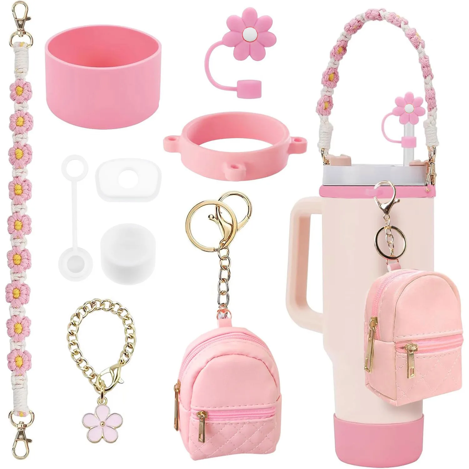 9PCS Cup Accessories Set Water - Bottle Stopper Set บทวิจารณ์และราคา