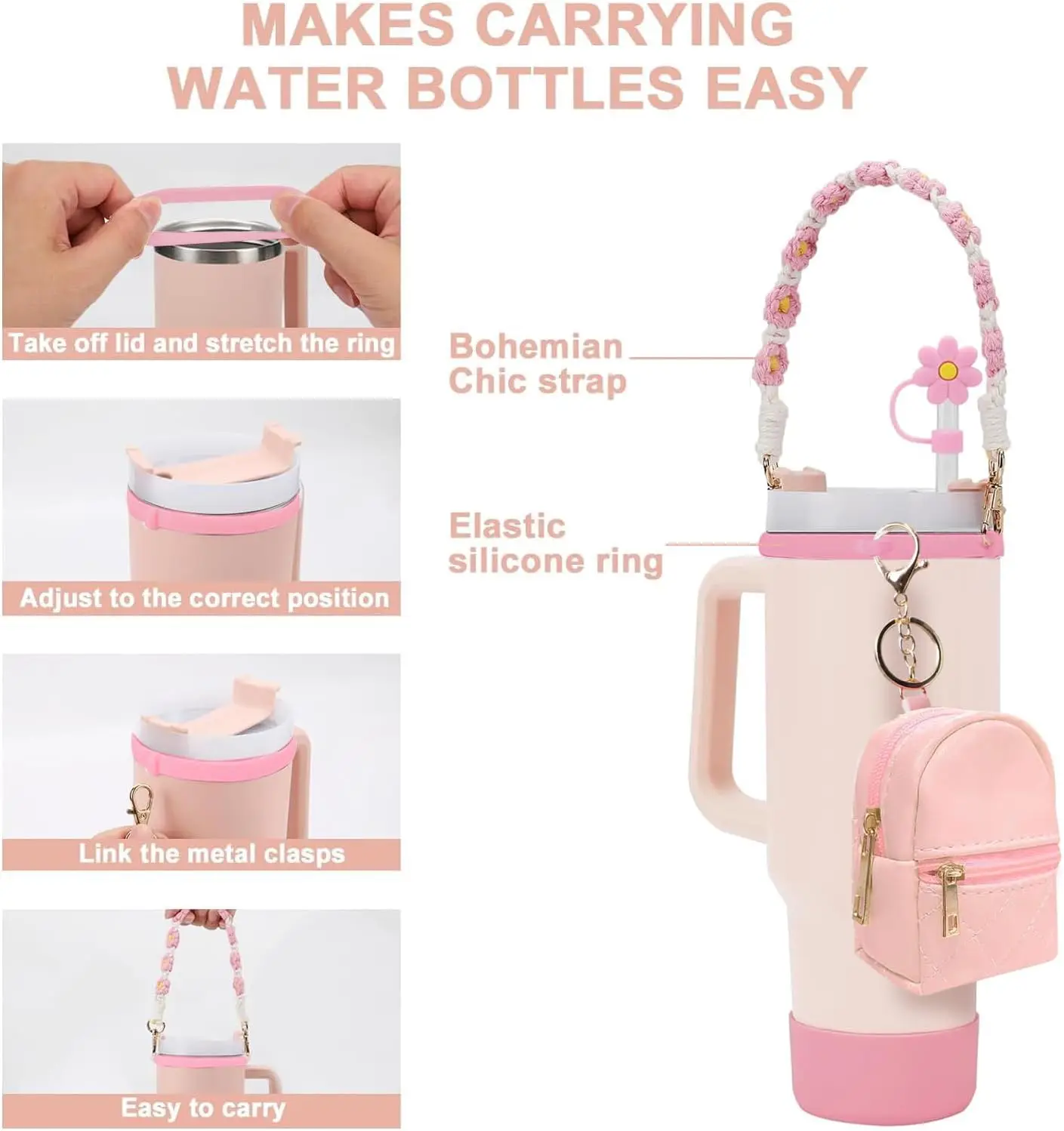 9PCS Cup Accessories Set Water - Bottle Stopper Set บทวิจารณ์และราคา