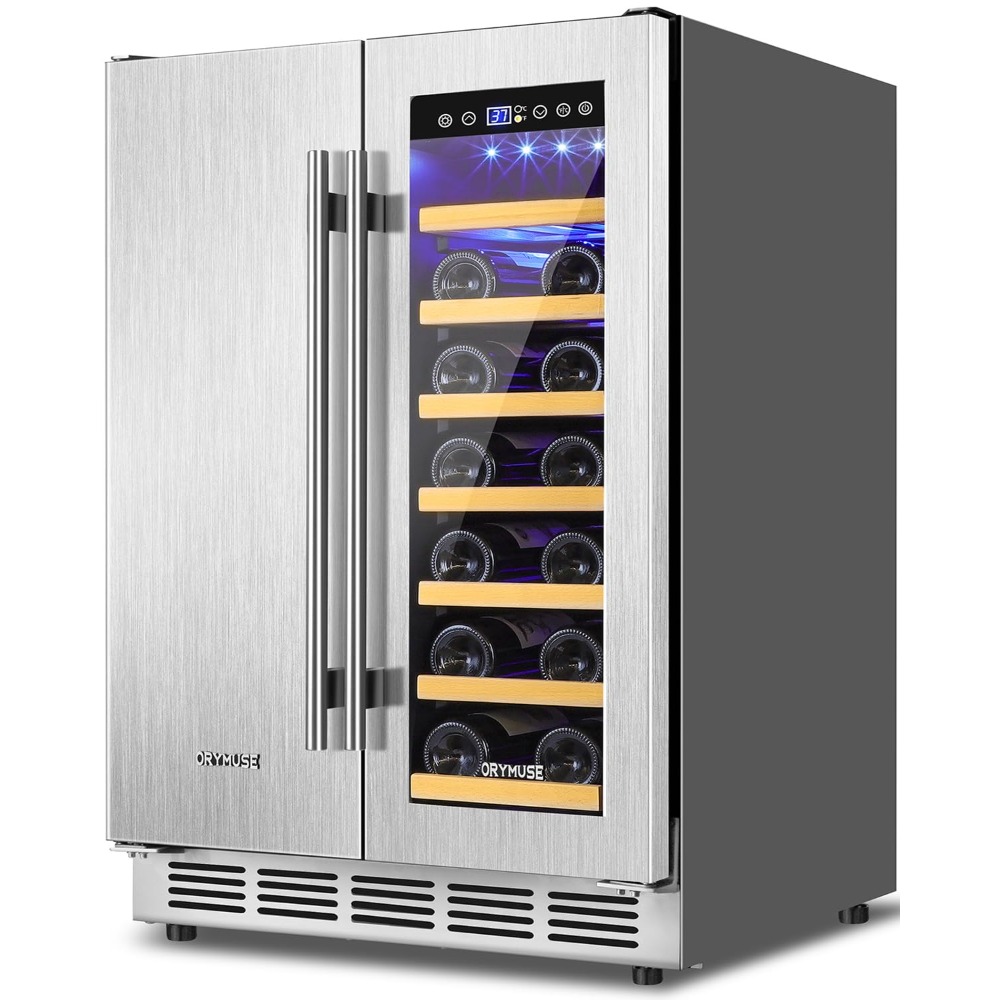 Wine and Beverage Refrigerator - Wine Beer Fridge Dual Zone บทวิจารณ์และราคา