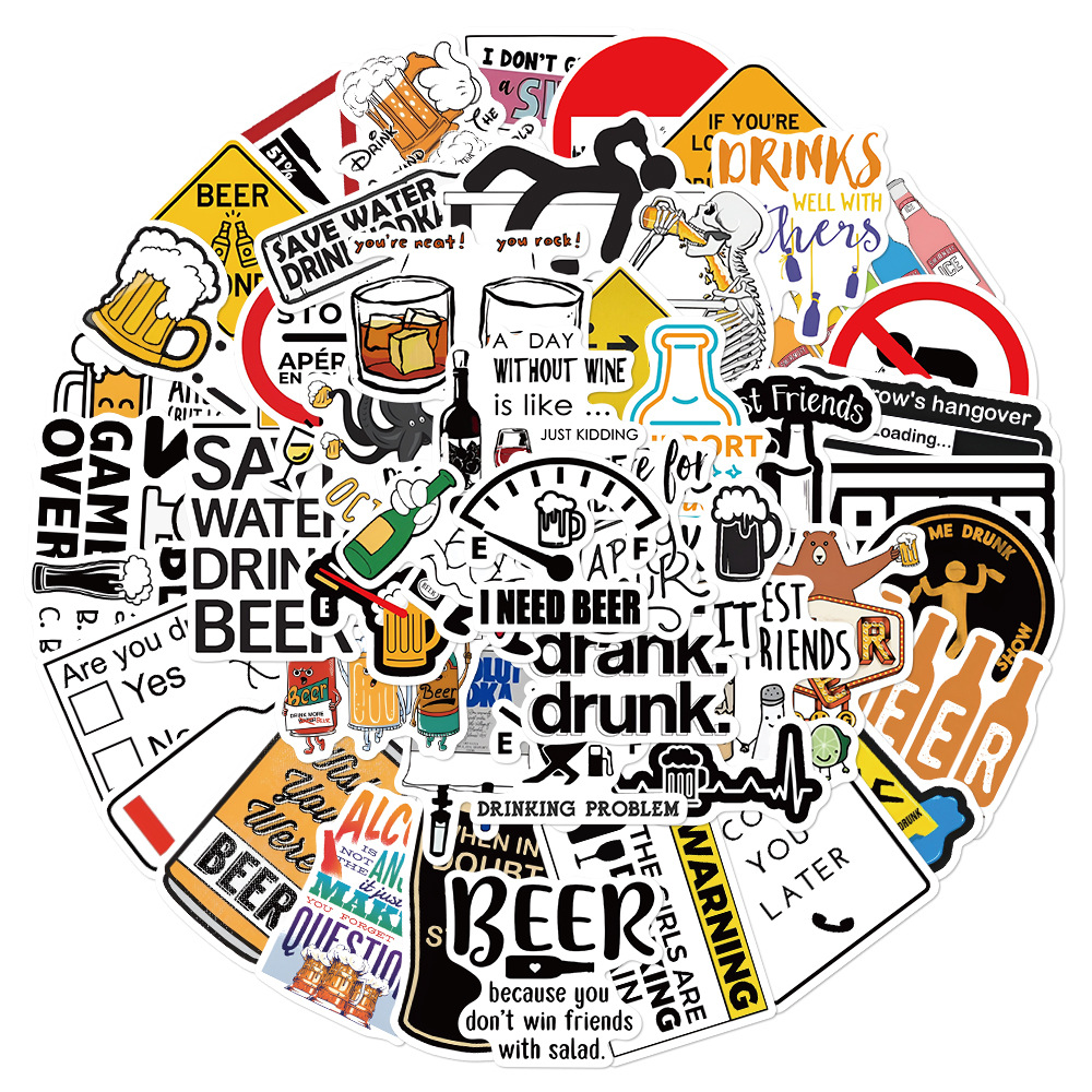 10/30/52PCS Funny Alcoholism V - Wine Beer Cooler บทวิจารณ์และราคา