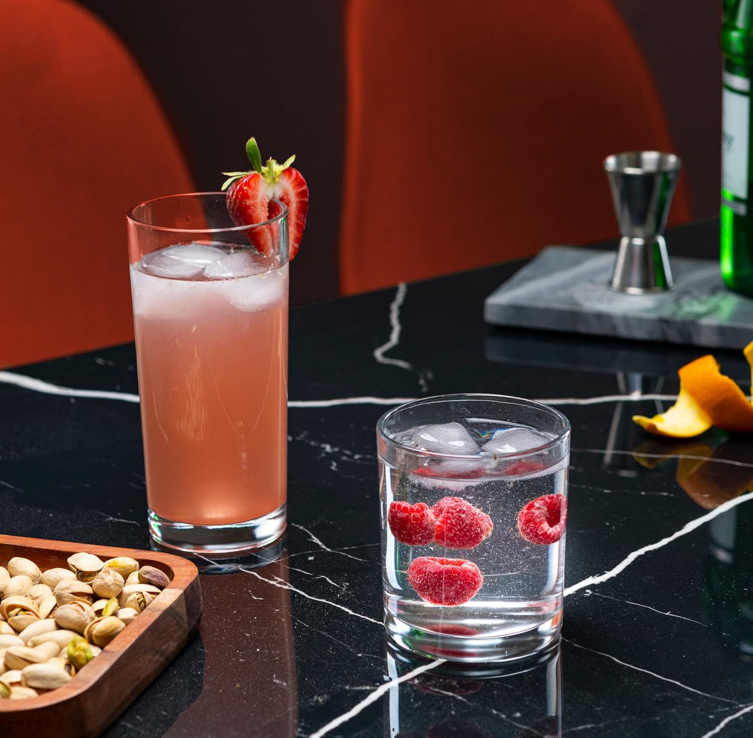 8-Piece Hurricane Glass Set: 4 - Wine Beer Glass บทวิจารณ์และราคา