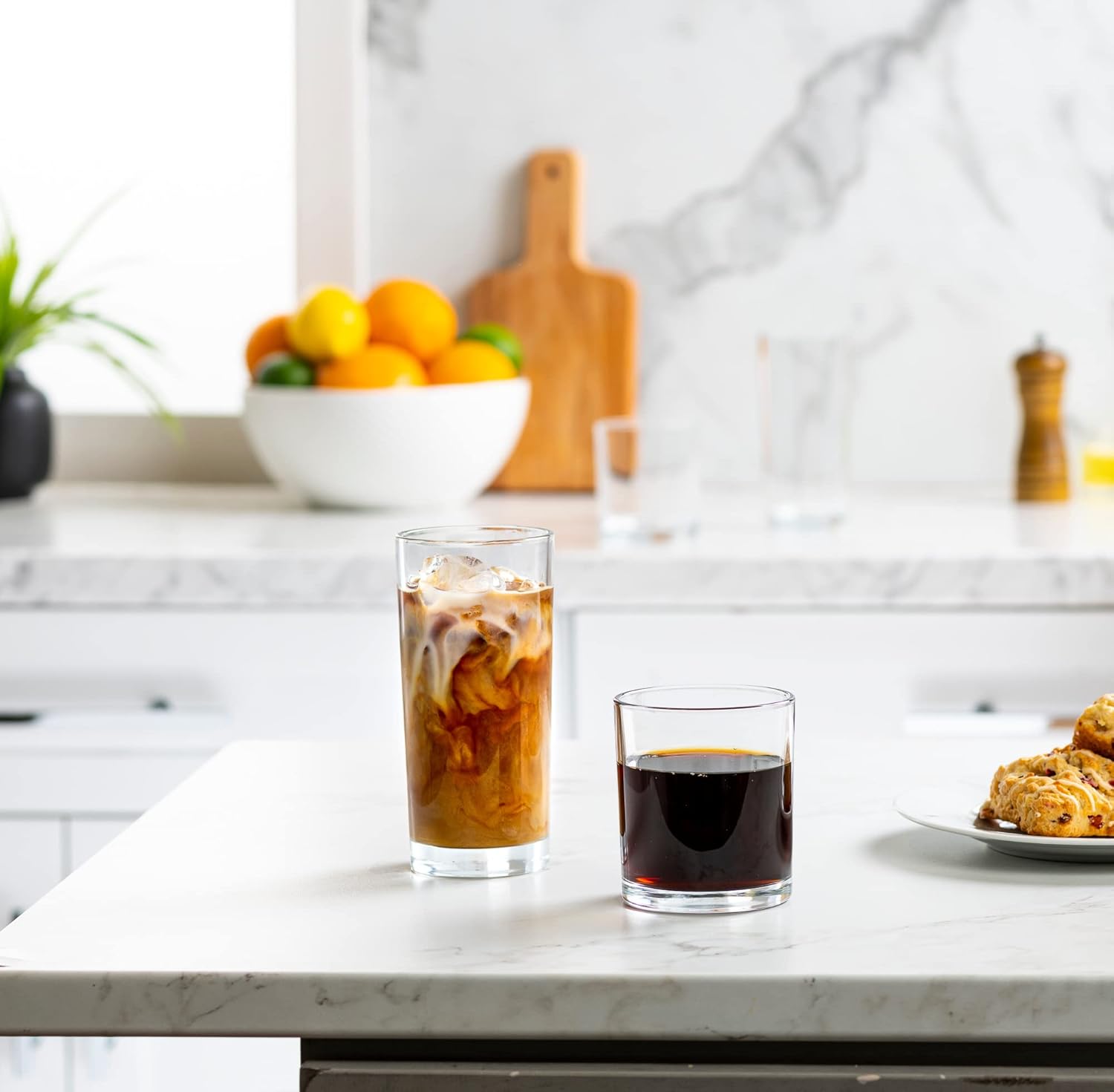 8-Piece Hurricane Glass Set: 4 - Wine Beer Glass บทวิจารณ์และราคา