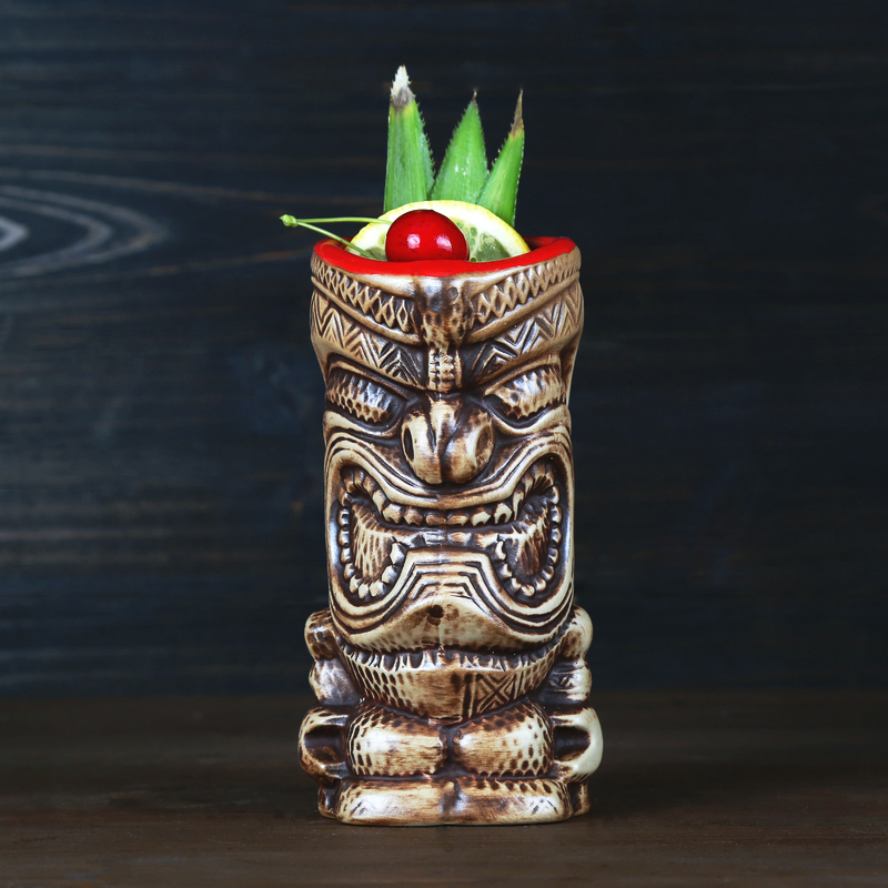 400ml Tiki Mugs Cocktail Cup B - Wine With Beer Cocktail บทวิจารณ์และราคา