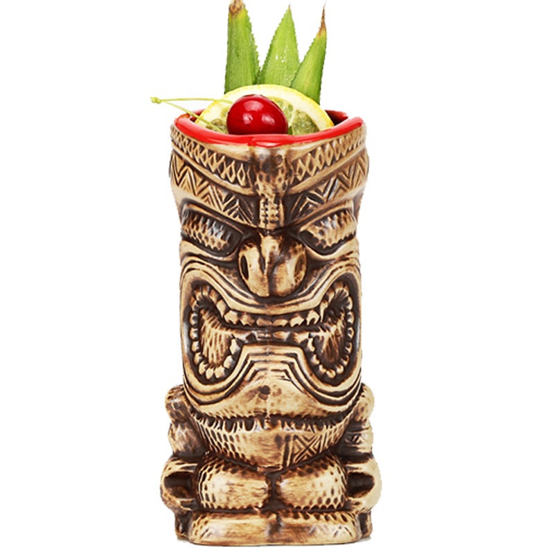 400ml Tiki Mugs Cocktail Cup B - Wine With Beer Cocktail บทวิจารณ์และราคา