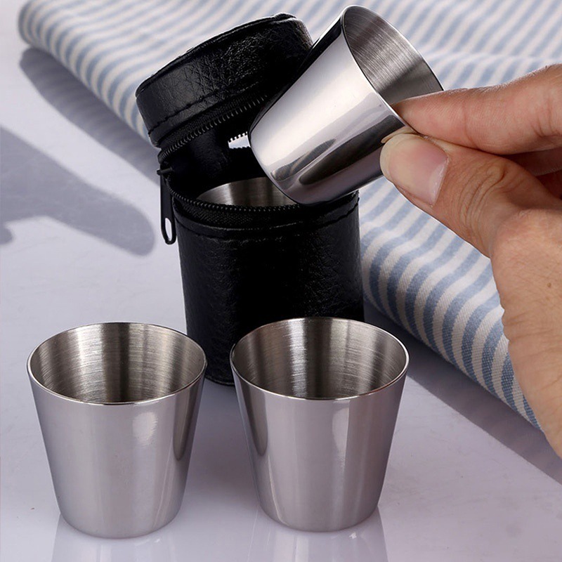 4pcs Outdoor Camping Tableware - Beer Flight Set บทวิจารณ์และราคา