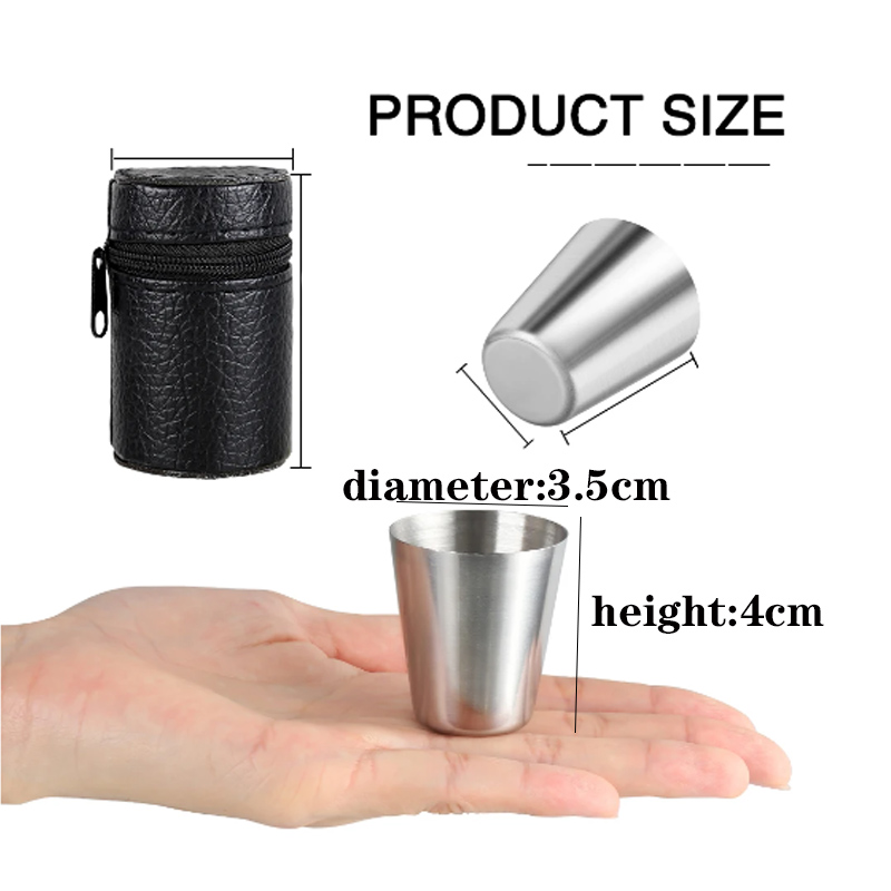 4pcs Outdoor Camping Tableware - Beer Flight Set บทวิจารณ์และราคา