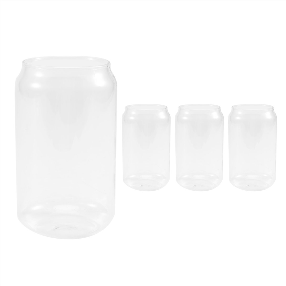 A97G 4 Pack Can Shape Glass Fa - Beer & Wine Jockey Plaza Shopping บทวิจารณ์และราคา