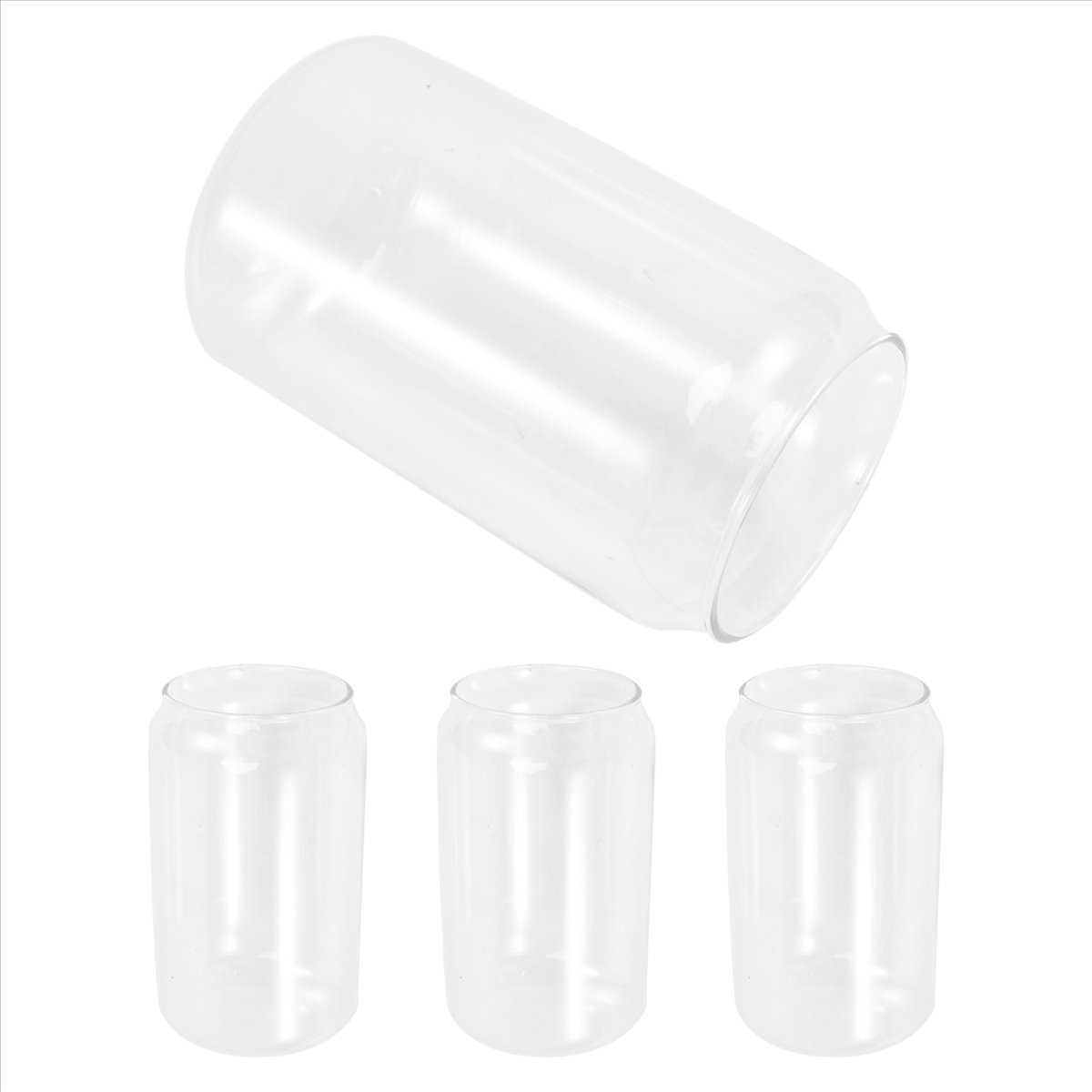 A97G 4 Pack Can Shape Glass Fa - Beer & Wine Jockey Plaza Shopping บทวิจารณ์และราคา