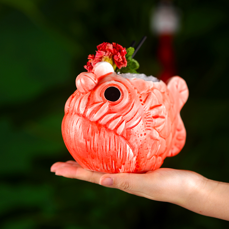 Cute Lantern Fish Cocktail Gla - Wine Beer Glass บทวิจารณ์และราคา