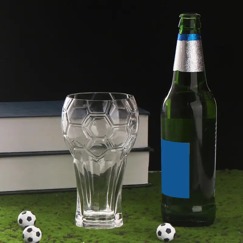 1/2pcs 600ML Football Beer Gla - Wine Beer Tequila บทวิจารณ์และราคา