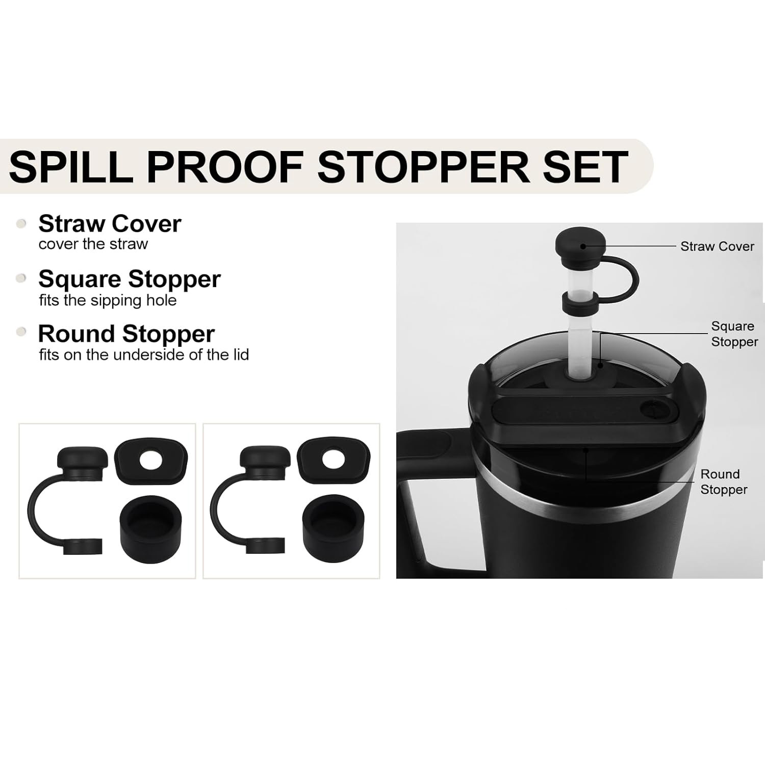 6/12Pcs Accessories for Stanle - Bottle Stopper Set บทวิจารณ์และราคา